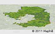 Satellite Panoramic Map of Vilniaus, lighten
