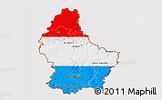 Flag 3D Map of Luxembourg