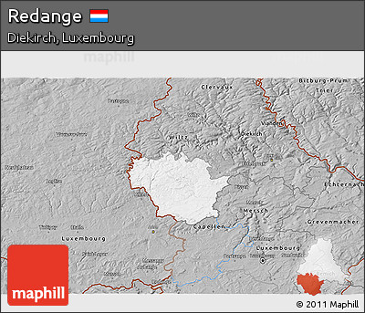 Gray 3D Map of Redange