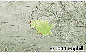 Physical 3D Map of Redange, semi-desaturated