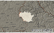 Shaded Relief 3D Map of Redange, darken