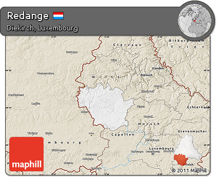 Classic Style Map of Redange