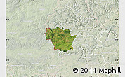 Satellite Map of Redange, lighten