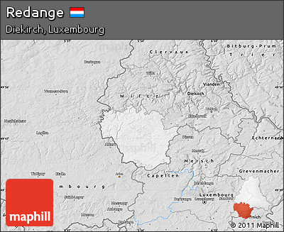 Silver Style Map of Redange