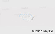 Silver Style Panoramic Map of Redange, single color outside