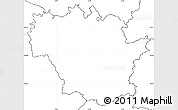 Blank Simple Map of Redange, no labels