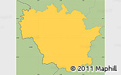 Savanna Style Simple Map of Redange