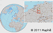 Gray Location Map of Echternach