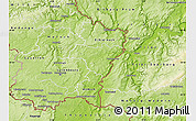 Physical Map of Grevenmacher