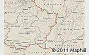 Shaded Relief Map of Grevenmacher