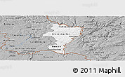 Gray Panoramic Map of Grevenmacher