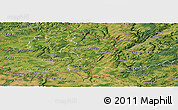 Satellite Panoramic Map of Grevenmacher