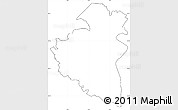 Blank Simple Map of Remich, cropped outside, no labels