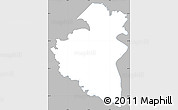 Gray Simple Map of Remich, single color outside