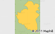 Savanna Style Simple Map of Remich, cropped outside