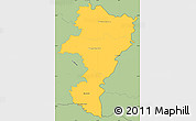 Savanna Style Simple Map of Grevenmacher