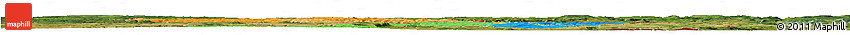 Political Horizon Map of Luxembourg, satellite outside