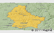 Savanna Style Panoramic Map of Luxembourg