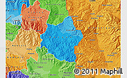 Political Shades Map of Berovo