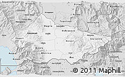 Silver Style 3D Map of Bitola