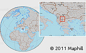 Gray Location Map of Capari