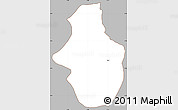 Gray Simple Map of Capari, cropped outside