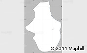 Gray Simple Map of Capari, single color outside