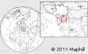 Blank Location Map of Dobrusevo