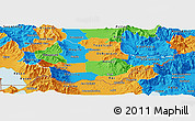 Political Panoramic Map of Bitola