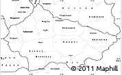 Blank Simple Map of Bitola