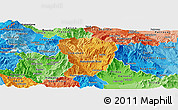 Political Shades Panoramic Map of Brod