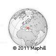 Outline Map of Centar Zupa