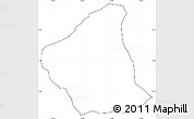 Blank Simple Map of Centar Zupa, cropped outside