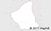 Classic Style Simple Map of Centar Zupa, cropped outside