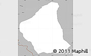 Gray Simple Map of Centar Zupa
