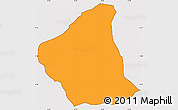 Political Simple Map of Centar Zupa, cropped outside