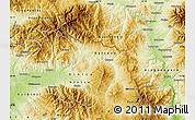 Physical Map of Delcevo