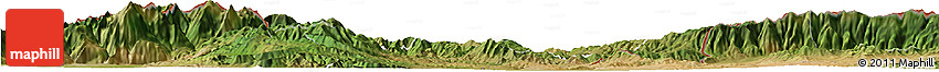 Satellite Horizon Map of Gevgelija