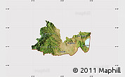 Satellite Map of Gevgelija, cropped outside
