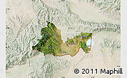 Satellite Map of Gevgelija, lighten