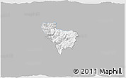 Gray 3D Map of Rostusa, single color outside