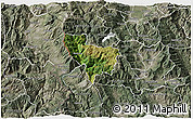 Satellite 3D Map of Rostusa, semi-desaturated