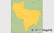 Savanna Style Simple Map of Rostusa