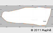 Gray Simple Map of Vrapcista, cropped outside