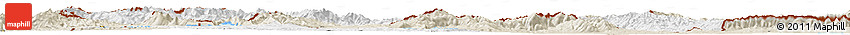 Classic Style Horizon Map of Macedonia
