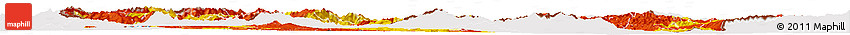 Flag Horizon Map of Macedonia, flag rotated