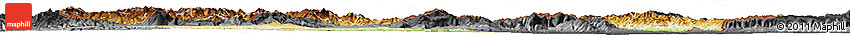 Physical Horizon Map of Macedonia, darken, desaturated