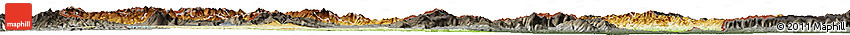 Physical Horizon Map of Macedonia, darken, semi-desaturated