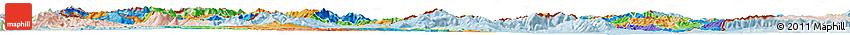 Political Horizon Map of Macedonia, lighten