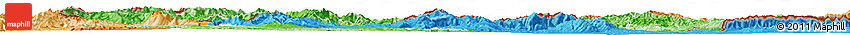 Political Shades Horizon Map of Macedonia